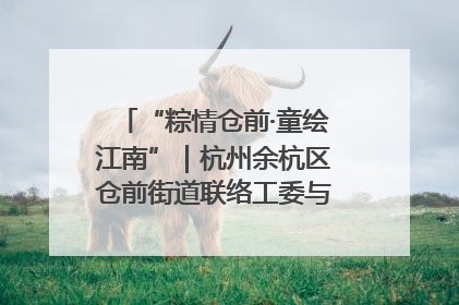 “粽情仓前·童绘江南”｜杭州余杭区仓前街道联络工委与辖区群众共度佳节