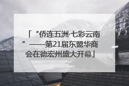 “侨连五洲·七彩云南”——第21届东盟华商会在德宏州盛大开幕