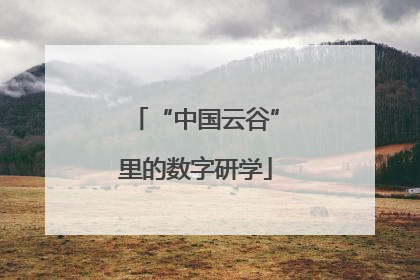 “中国云谷”里的数字研学