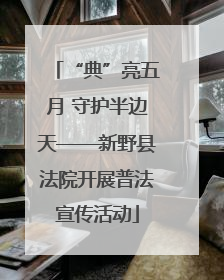 “典”亮五月 守护半边天——新野县法院开展普法宣传活动
