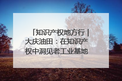 知识产权地方行｜大庆油田：在知识产权中洞见老工业基地的 “创新密码”