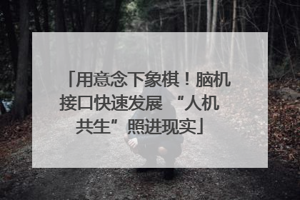 用意念下象棋！脑机接口快速发展 “人机共生”照进现实
