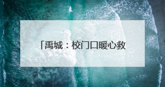 禹城：校门口暖心救助 见义勇为显担当