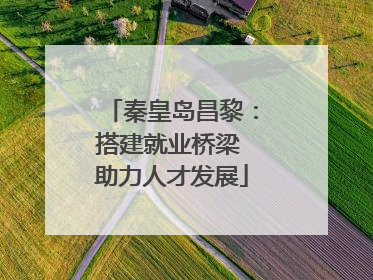 秦皇岛昌黎：搭建就业桥梁 助力人才发展