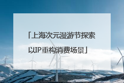 上海次元漫游节探索以IP重构消费场景