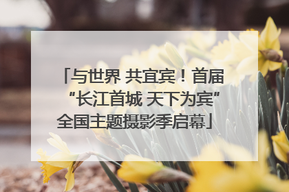 与世界 共宜宾！首届“长江首城 天下为宾”全国主题摄影季启幕
