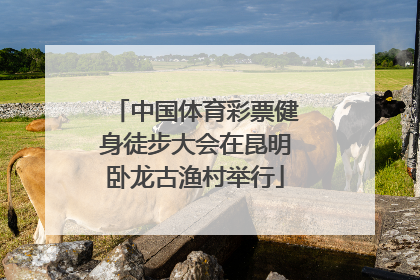 中国体育彩票健身徒步大会在昆明卧龙古渔村举行