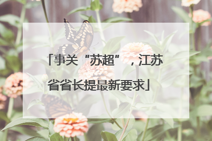 事关“苏超”，江苏省省长提最新要求