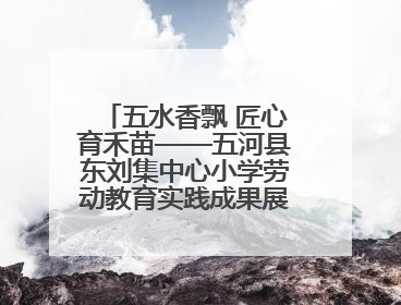 五水香飘 匠心育禾苗——五河县东刘集中心小学劳动教育实践成果展暨夏集小学首届美食节盛大举行