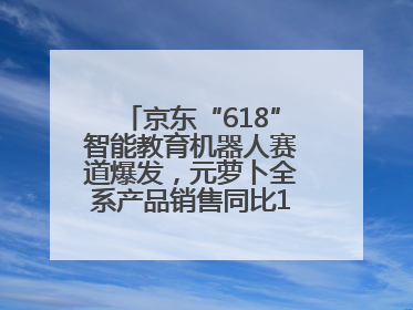 京东“618”智能教育机器人赛道爆发，元萝卜全系产品销售同比171%成黑马