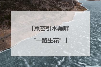 京密引水渠畔“一路生花”