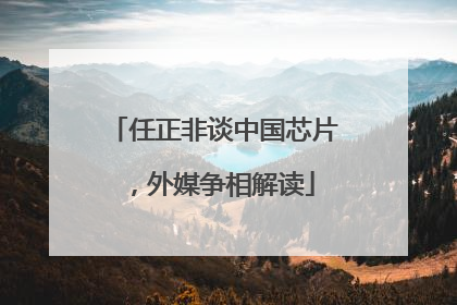 任正非谈中国芯片，外媒争相解读