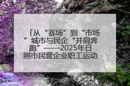 从“赛场”到“市场”城市与民企“并肩奔跑”——2025年日照市民营企业职工运动会亮点观察