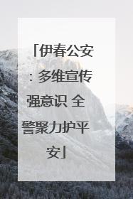 伊春公安：多维宣传强意识 全警聚力护平安