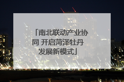 南北联动产业协同 开启菏泽牡丹发展新模式