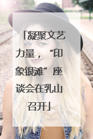 凝聚文艺力量，“印象银滩”座谈会在乳山召开
