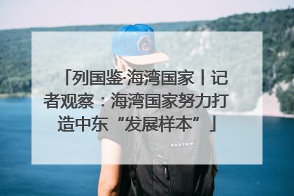 列国鉴·海湾国家丨记者观察：海湾国家努力打造中东“发展样本”