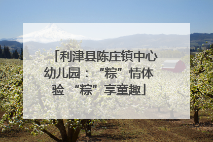 利津县陈庄镇中心幼儿园：“粽”情体验 “粽”享童趣