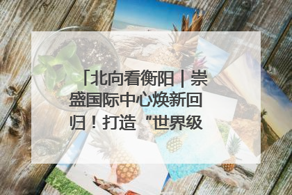 北向看衡阳｜崇盛国际中心焕新回归！打造“世界级美食主题公园”