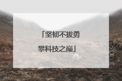 坚韧不拔勇攀科技之巅
