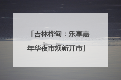 吉林桦甸：乐享嘉年华夜市焕新开市
