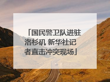 国民警卫队进驻洛杉矶 新华社记者直击冲突现场
