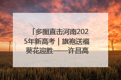 多图直击河南2025年新高考｜旗袍送福 葵花迎胜——许昌高考首日拉开帷幕