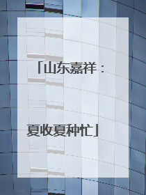 山东嘉祥：夏收夏种忙