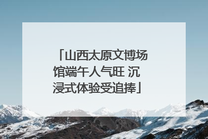 山西太原文博场馆端午人气旺 沉浸式体验受追捧