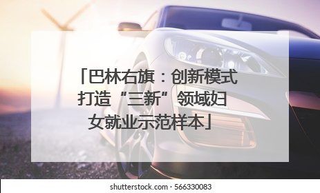 巴林右旗：创新模式 打造“三新”领域妇女就业示范样本