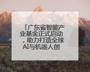 广东省智能产业基金正式启动，助力打造全球AI与机器人创新高地