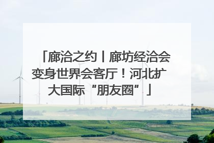 廊洽之约丨廊坊经洽会变身世界会客厅！河北扩大国际“朋友圈”
