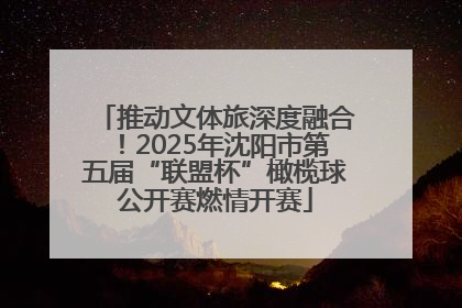推动文体旅深度融合！2025年沈阳市第五届“联盟杯”橄榄球公开赛燃情开赛
