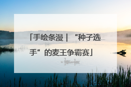 手绘条漫｜“种子选手”的麦王争霸赛
