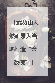 武功山天然矿泉为当地打造“金饭碗”