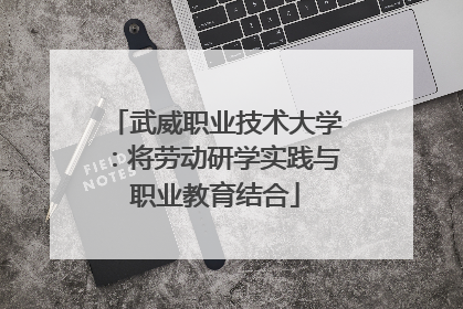武威职业技术大学：将劳动研学实践与职业教育结合