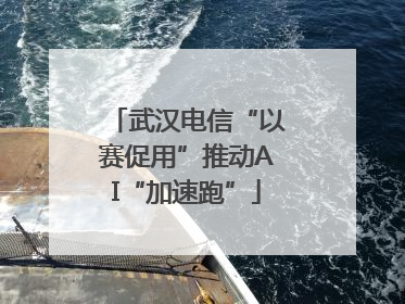 武汉电信“以赛促用”推动AI“加速跑”