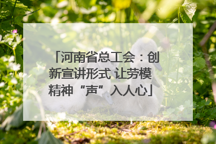 河南省总工会:创新宣讲形式 让劳模精神“声”入人心