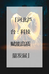 河北芦台：科技赋能高质量发展
