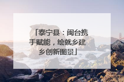 泰宁县：闽台携手赋能，绘就乡建乡创新图景