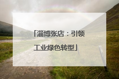 淄博张店：引领工业绿色转型