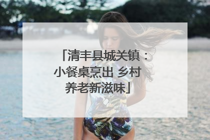 清丰县城关镇：小餐桌烹出 乡村养老新滋味