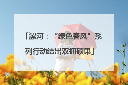 漯河：“绿色春风”系列行动结出双拥硕果