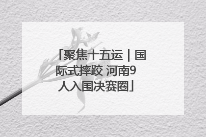 聚焦十五运｜国际式摔跤 河南9人入围决赛圈