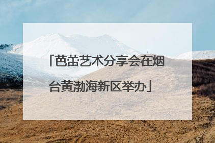 芭蕾艺术分享会在烟台黄渤海新区举办
