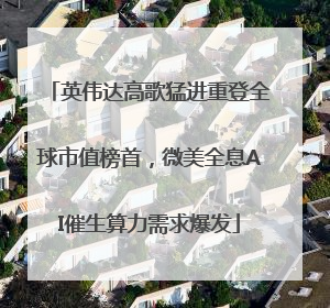 英伟达高歌猛进重登全球市值榜首，微美全息AI催生算力需求爆发