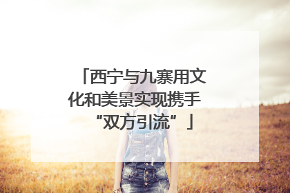 西宁与九寨用文化和美景实现携手“双方引流”
