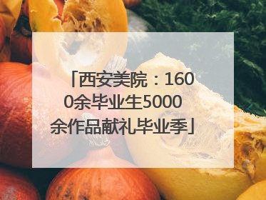西安美院：1600余毕业生5000余作品献礼毕业季