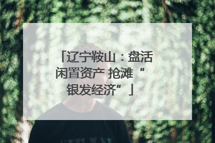 辽宁鞍山：盘活闲置资产 抢滩“银发经济”