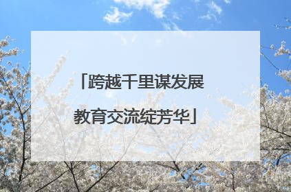 跨越千里谋发展 教育交流绽芳华